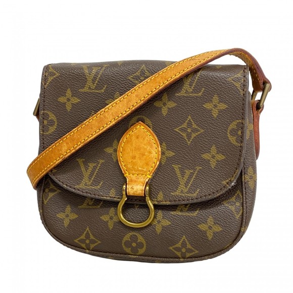 Louis Vuitton Monogram Mini Saint-Cloud Shoulder Bag M51244 Brown Women's - Picture 1 of 10